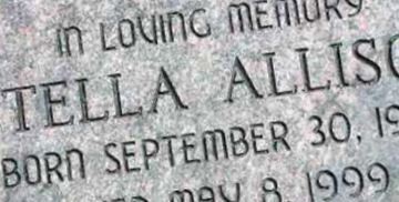 Stella Elaine Watson Allison Stella Elaine Watson Allison