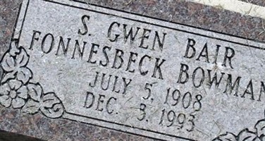Stella Gwen Bair Bowman