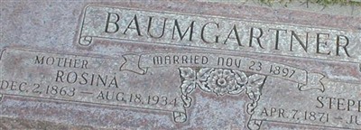 Stephen Baumgartner Stephen Baumgartner