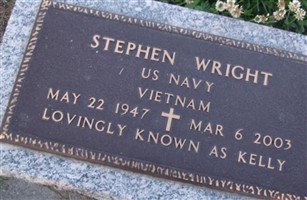 Stephen "Kelly" Wright Stephen "Kelly" Wright