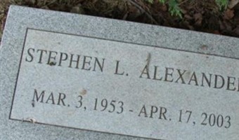 Stephen L Alexander Stephen L Alexander