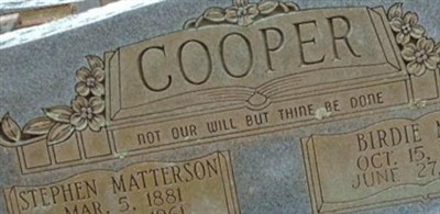 Stephen Matterson "Matt" Cooper