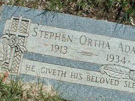 Stephen Ortha Adams Stephen Ortha Adams