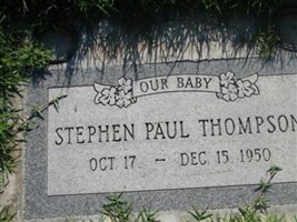 Stephen Paul Thompson Stephen Paul Thompson
