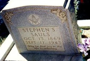 Stephen Sylvester Sauls Stephen Sylvester Sauls