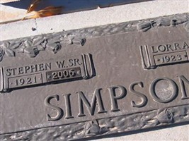 Stephen W Simpson, Sr. Stephen W Simpson, Sr.