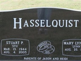 Stuart Paul Hasselquist Stuart Paul Hasselquist