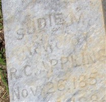Sudie M. Appling Sudie M. Appling