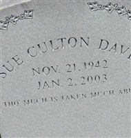 Sue Culton Davis Sue Culton Davis