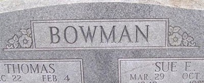 Sue E Bowman
