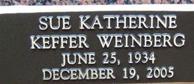 Sue Katherine Keffer Weinberg