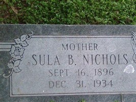 Sula B. Nichols Sula B. Nichols
