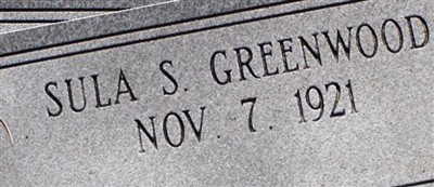 Sula S Greenwood