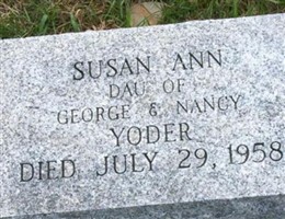 Susan Ann Yoder Susan Ann Yoder