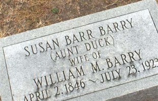 Susan "Aunt Duck" Barr Barry
