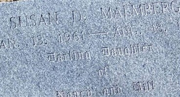 Susan D. Malmberg Susan D. Malmberg