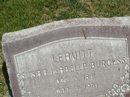 Susan Isabelle Burgess Leavitt Susan Isabelle Burgess Leavitt