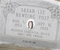 Susan Lee Bunting Yost