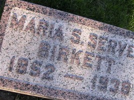Susan Maria Sarver Birkett Susan Maria Sarver Birkett