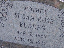 Susan Rose Burden Susan Rose Burden