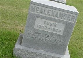 Susan (Susie) M. McAlexander Susan (Susie) M. McAlexander