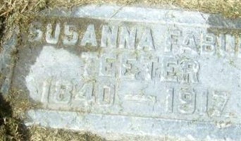 Susanah Harris Fabun Peters Teeter