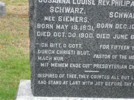 Susanna Louise Siemers Schwarz