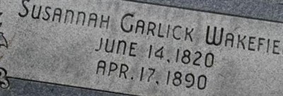 Susannah Garlick Wakefield