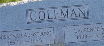 Susannah Winifred Armstrong Coleman Susannah Winifred Armstrong Coleman