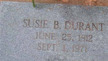 Susie B. Durant