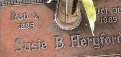 Susie B Heryford Susie B Heryford