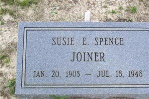 Susie E Spence Joiner Susie E Spence Joiner