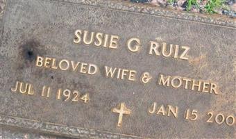 Susie G Ruiz