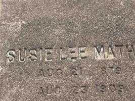 Susie Lee Mathis Susie Lee Mathis