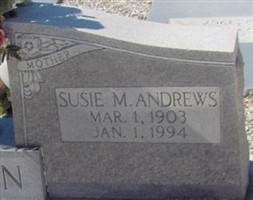 Susie M. Andrews Brown Susie M. Andrews Brown