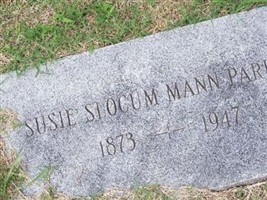 Susie Slocum Mann Parham Susie Slocum Mann Parham