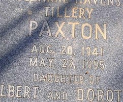Suzanne Havens Tillery Paxton