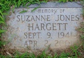 Suzanne Jones Hargett Suzanne Jones Hargett