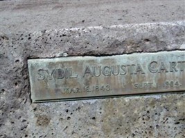 Sybil Augusta Carter Sybil Augusta Carter