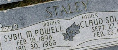 Sybil Melissa Powell Staley