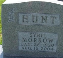 Sybil Morrow Hunt Sybil Morrow Hunt
