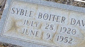 Syble Boiter Davis