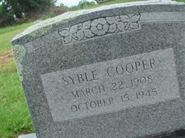 Syble Burleson Cooper Syble Burleson Cooper