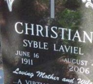 Syble Laviel Christian Syble Laviel Christian