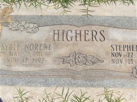 Syble Norene Hunter Highers