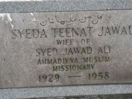 Syeda Teenat Jawad