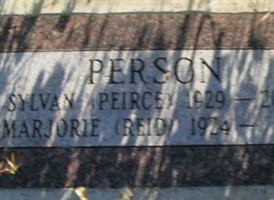 Sylvan O. "Peirce" Person Sylvan O. "Peirce" Person