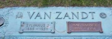 Sylvanus J. Van Zandt Sylvanus J. Van Zandt