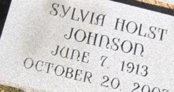 Sylvia Holst Johnson