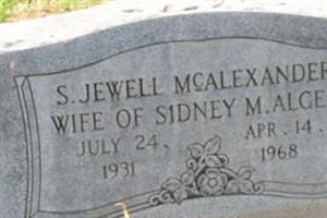 Sylvia Jewell McAlexander Algee